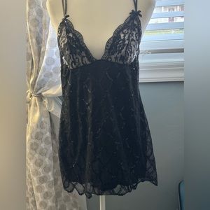Lace and sequins lingerie
